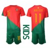 Baby Fußballbekleidung Portugal Joao Felix #11 Heimtrikot WM 2022 Kurzarm (+ kurze hosen)
